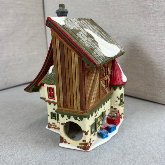 Vtg Dept 56 Heritage Village Gift Wrap and Ribbons North Pole Series W/box/light - Picture 6 of 8